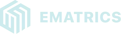 Ematrics logo partner of Suave Creators custom software